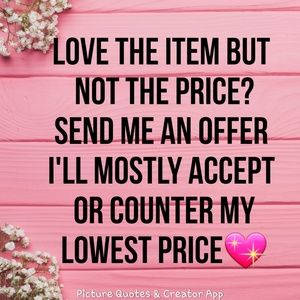 💖OFFERS ALWAYS WELCOMED💖
